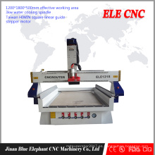 cortadora de madera del CNC barato con la guía linear de Taiwán HIWIN